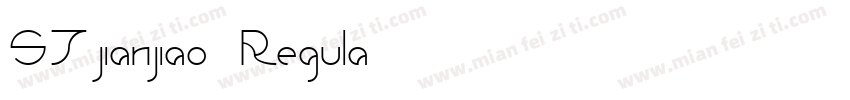 SJjianjiao Regula字体转换